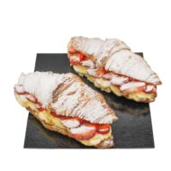 Aardbeien Croissant